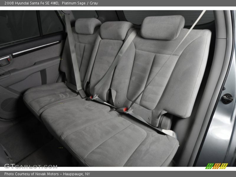 Platinum Sage / Gray 2008 Hyundai Santa Fe SE 4WD