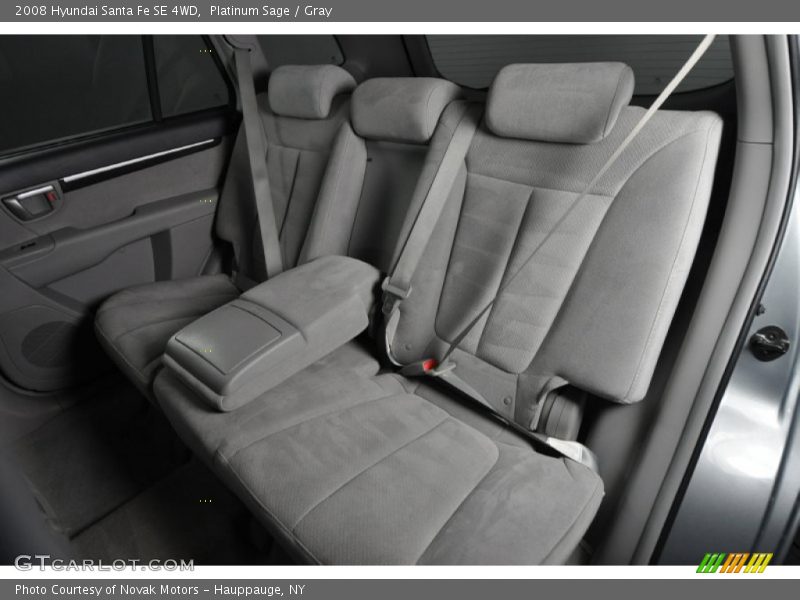 Platinum Sage / Gray 2008 Hyundai Santa Fe SE 4WD