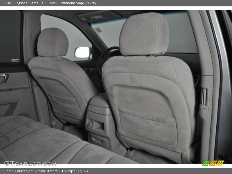 Platinum Sage / Gray 2008 Hyundai Santa Fe SE 4WD