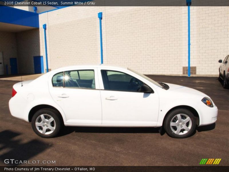 Summit White / Gray 2008 Chevrolet Cobalt LS Sedan