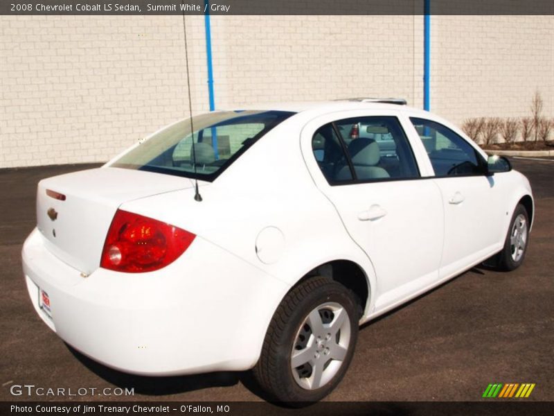 Summit White / Gray 2008 Chevrolet Cobalt LS Sedan