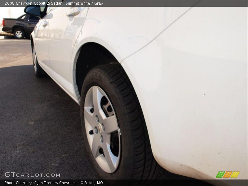 Summit White / Gray 2008 Chevrolet Cobalt LS Sedan