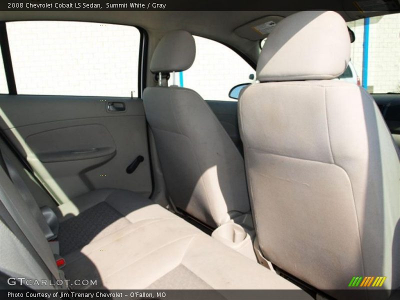 Summit White / Gray 2008 Chevrolet Cobalt LS Sedan