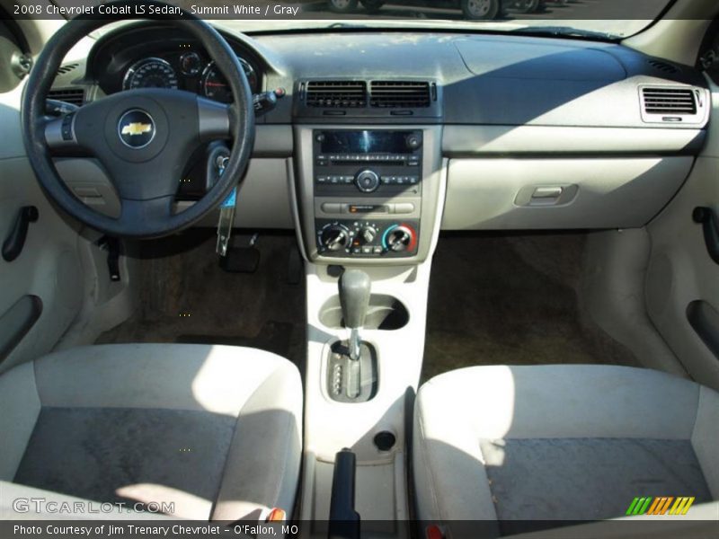 Summit White / Gray 2008 Chevrolet Cobalt LS Sedan