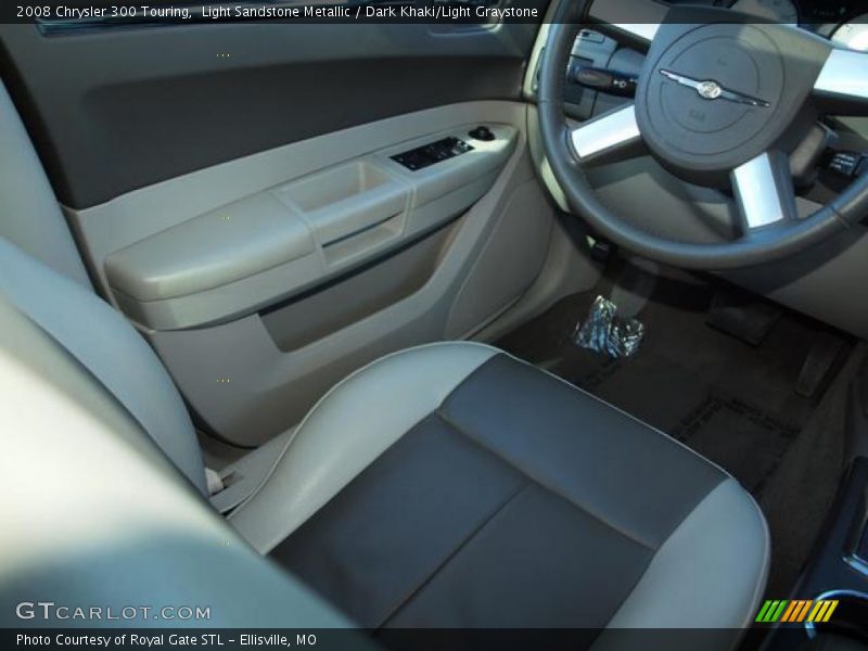 Light Sandstone Metallic / Dark Khaki/Light Graystone 2008 Chrysler 300 Touring