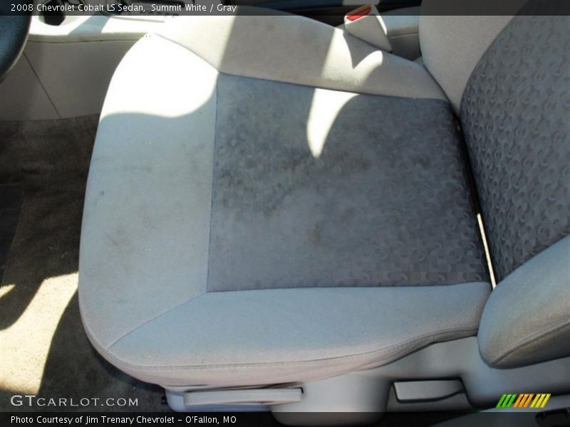 Summit White / Gray 2008 Chevrolet Cobalt LS Sedan