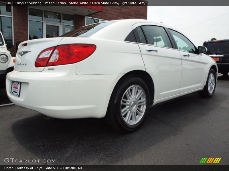 Stone White / Dark Slate Gray/Light Slate Gray 2007 Chrysler Sebring Limited Sedan