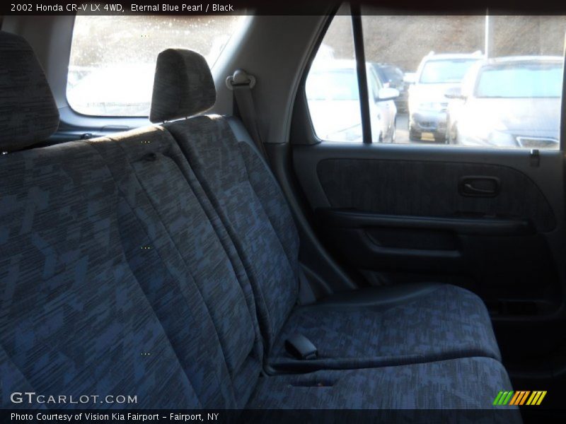 Eternal Blue Pearl / Black 2002 Honda CR-V LX 4WD