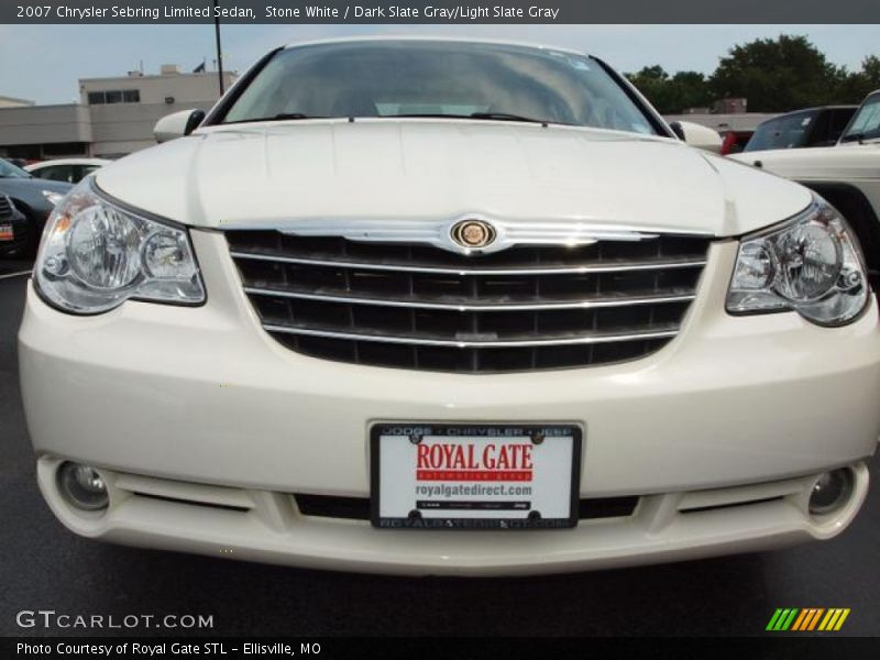 Stone White / Dark Slate Gray/Light Slate Gray 2007 Chrysler Sebring Limited Sedan