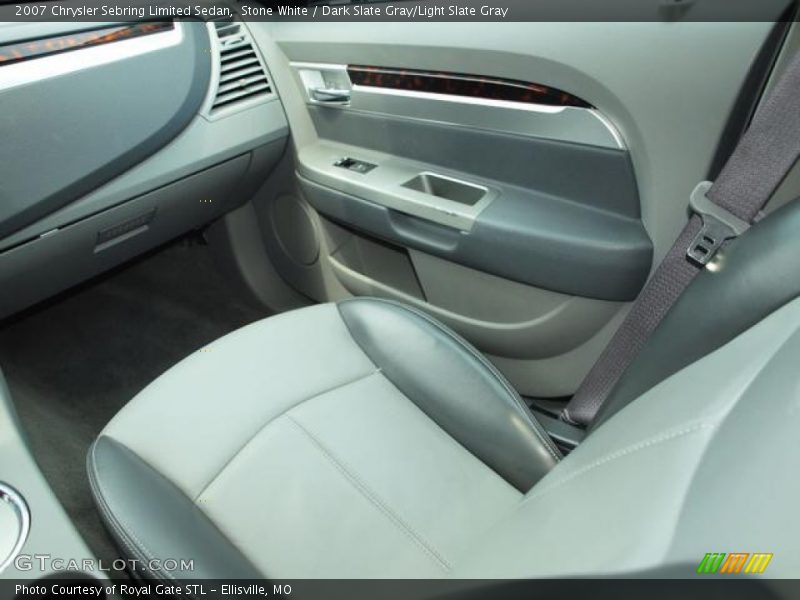 Stone White / Dark Slate Gray/Light Slate Gray 2007 Chrysler Sebring Limited Sedan