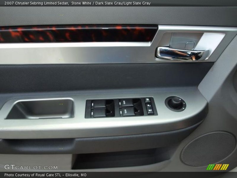 Stone White / Dark Slate Gray/Light Slate Gray 2007 Chrysler Sebring Limited Sedan
