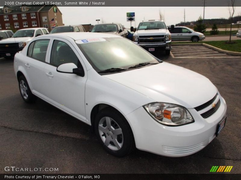 Summit White / Neutral 2008 Chevrolet Cobalt LT Sedan