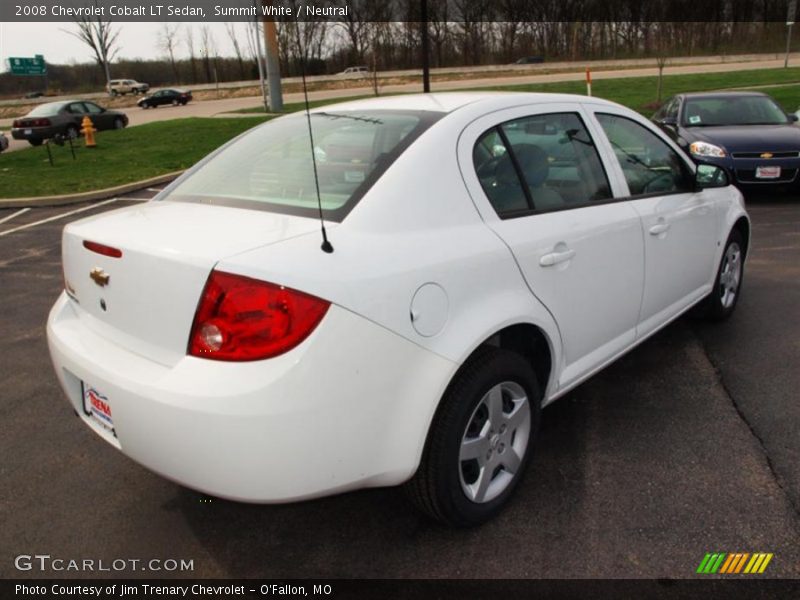 Summit White / Neutral 2008 Chevrolet Cobalt LT Sedan