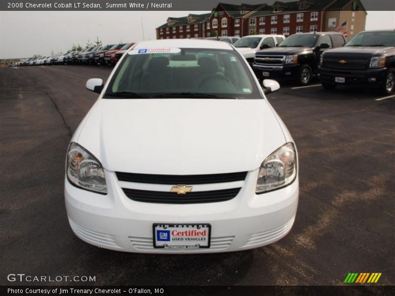 Summit White / Neutral 2008 Chevrolet Cobalt LT Sedan
