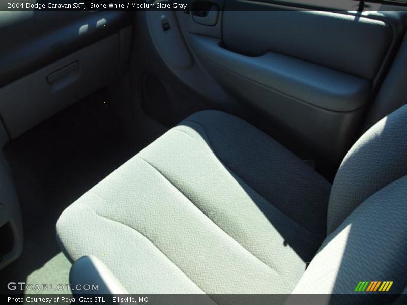 Stone White / Medium Slate Gray 2004 Dodge Caravan SXT