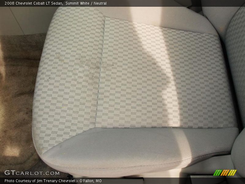 Summit White / Neutral 2008 Chevrolet Cobalt LT Sedan