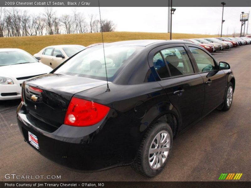 Black / Gray 2009 Chevrolet Cobalt LT Sedan