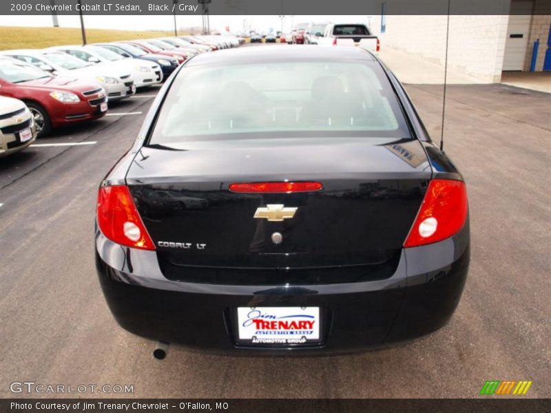 Black / Gray 2009 Chevrolet Cobalt LT Sedan