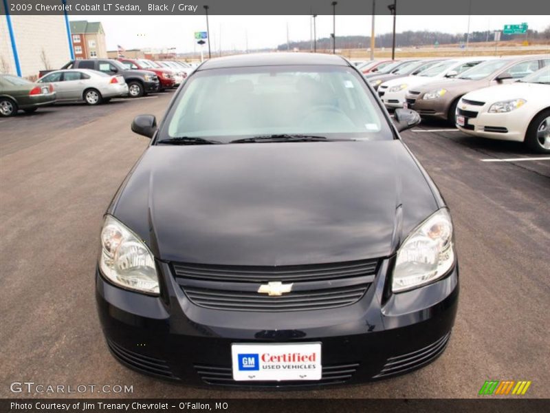 Black / Gray 2009 Chevrolet Cobalt LT Sedan
