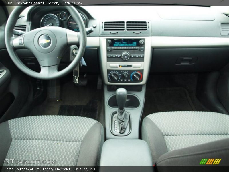 Black / Gray 2009 Chevrolet Cobalt LT Sedan
