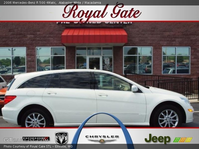 Alabaster White / Macadamia 2006 Mercedes-Benz R 500 4Matic