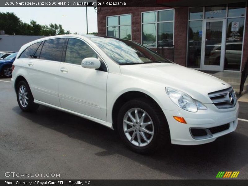 Alabaster White / Macadamia 2006 Mercedes-Benz R 500 4Matic