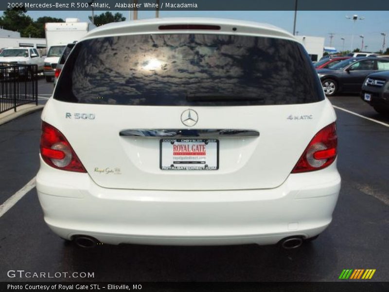 Alabaster White / Macadamia 2006 Mercedes-Benz R 500 4Matic