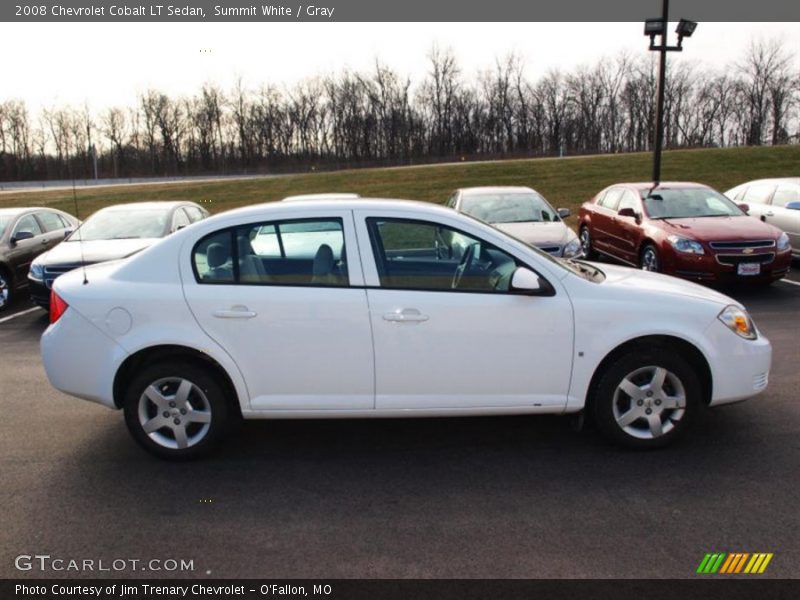 Summit White / Gray 2008 Chevrolet Cobalt LT Sedan