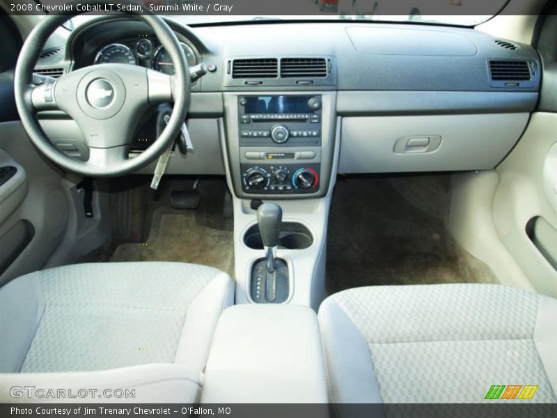 Summit White / Gray 2008 Chevrolet Cobalt LT Sedan