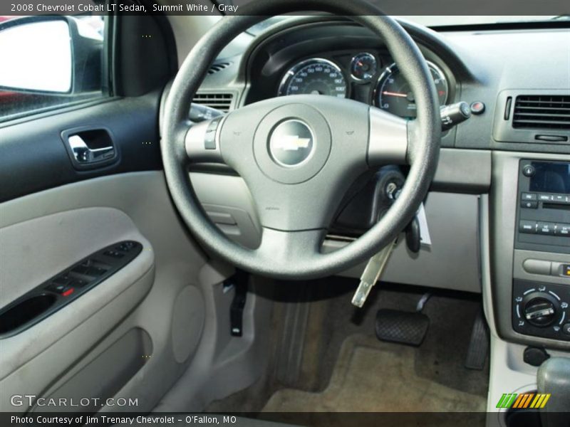 Summit White / Gray 2008 Chevrolet Cobalt LT Sedan