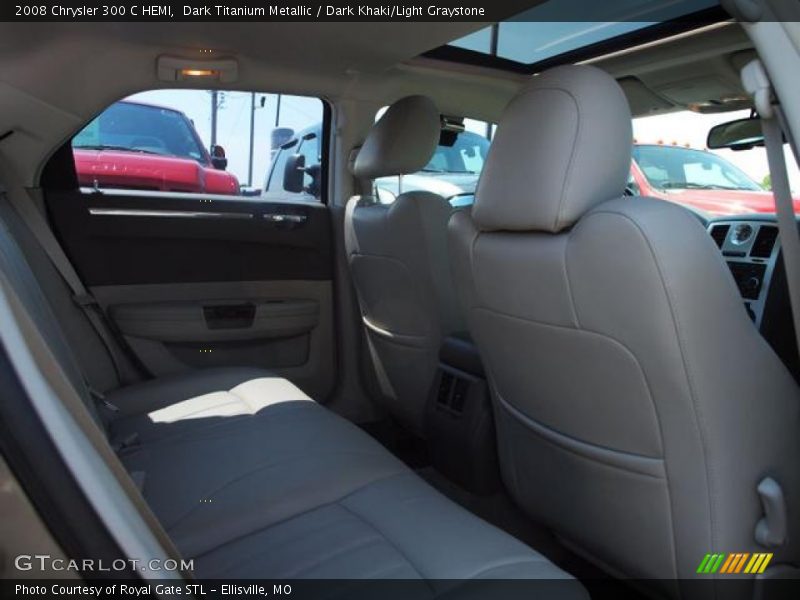 Dark Titanium Metallic / Dark Khaki/Light Graystone 2008 Chrysler 300 C HEMI