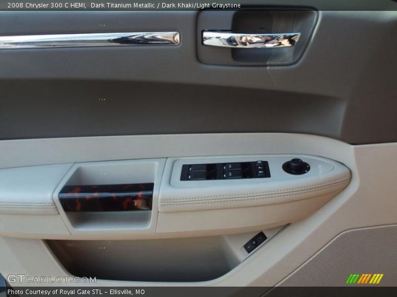 Dark Titanium Metallic / Dark Khaki/Light Graystone 2008 Chrysler 300 C HEMI
