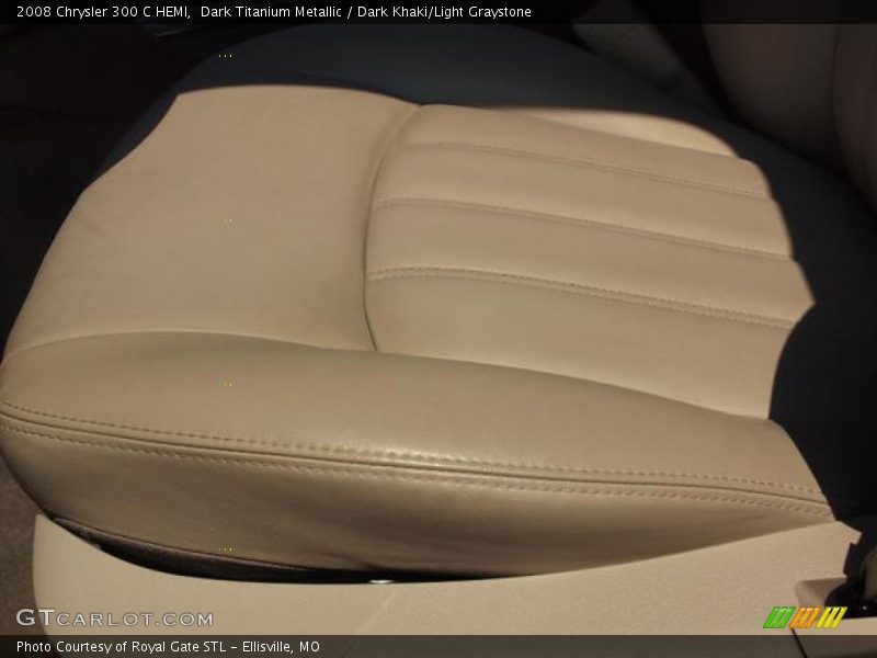 Dark Titanium Metallic / Dark Khaki/Light Graystone 2008 Chrysler 300 C HEMI