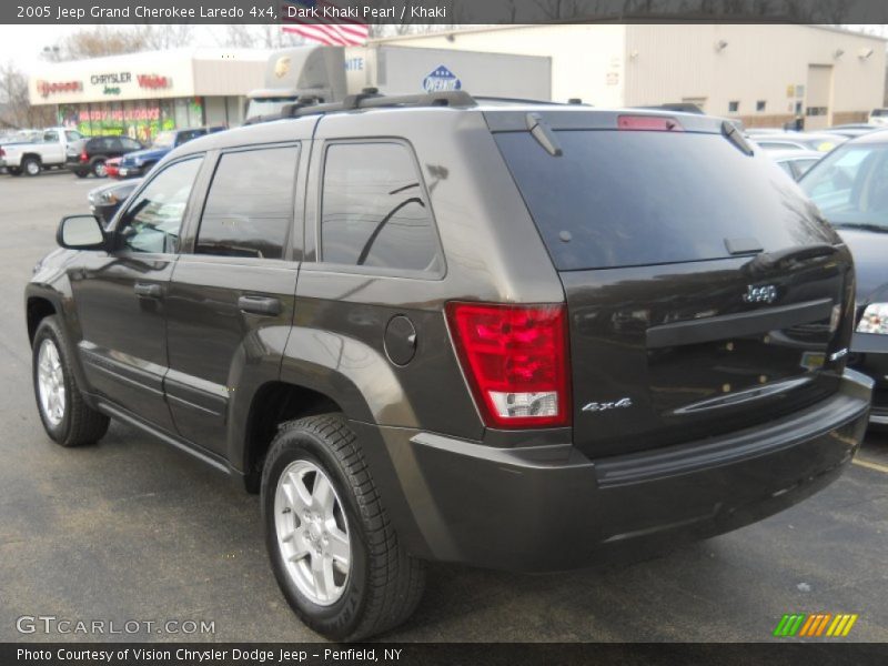 Dark Khaki Pearl / Khaki 2005 Jeep Grand Cherokee Laredo 4x4