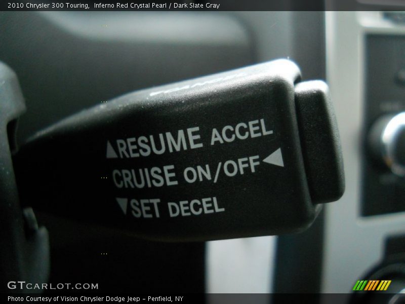 Inferno Red Crystal Pearl / Dark Slate Gray 2010 Chrysler 300 Touring