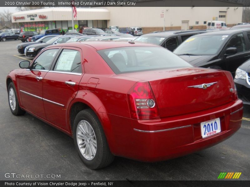 Inferno Red Crystal Pearl / Dark Slate Gray 2010 Chrysler 300 Touring