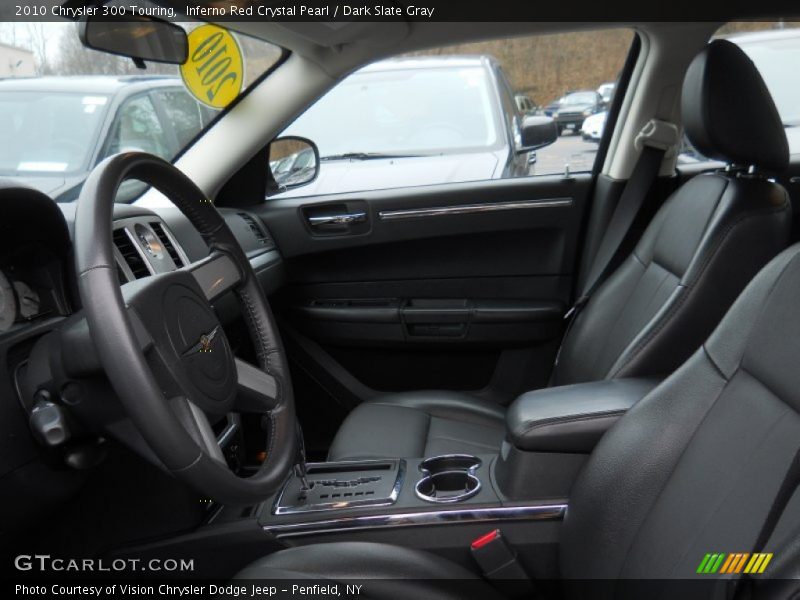Inferno Red Crystal Pearl / Dark Slate Gray 2010 Chrysler 300 Touring