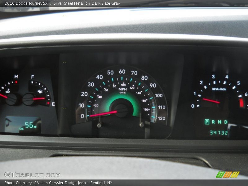 Silver Steel Metallic / Dark Slate Gray 2010 Dodge Journey SXT