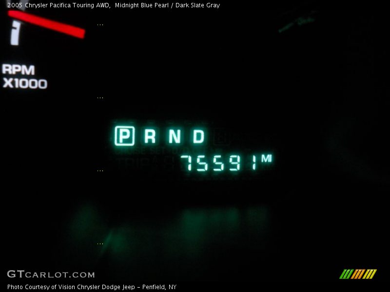 Midnight Blue Pearl / Dark Slate Gray 2005 Chrysler Pacifica Touring AWD