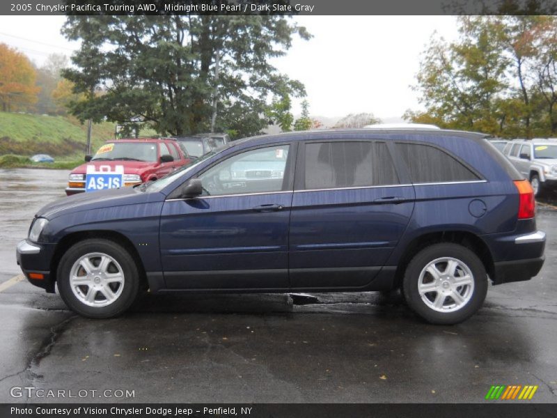 Midnight Blue Pearl / Dark Slate Gray 2005 Chrysler Pacifica Touring AWD