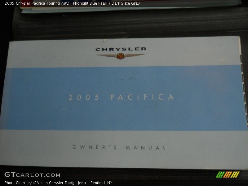 Midnight Blue Pearl / Dark Slate Gray 2005 Chrysler Pacifica Touring AWD