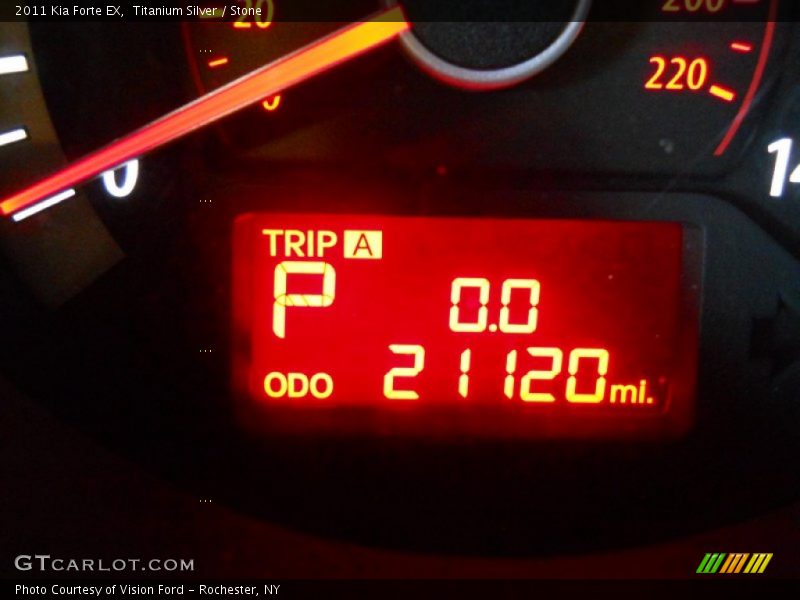 Titanium Silver / Stone 2011 Kia Forte EX