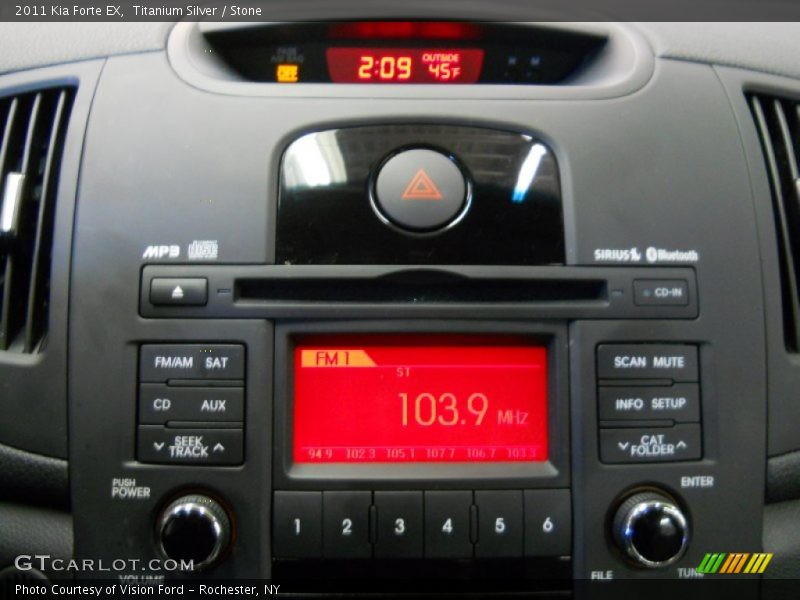 Titanium Silver / Stone 2011 Kia Forte EX