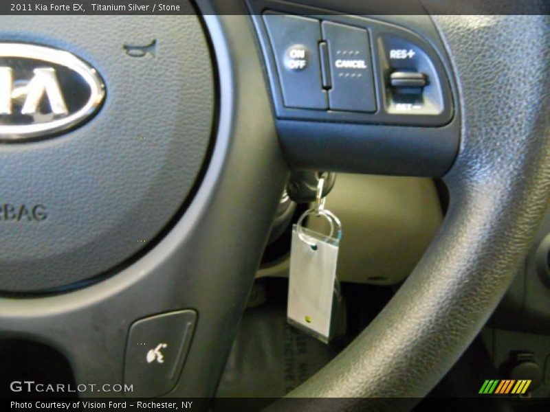 Titanium Silver / Stone 2011 Kia Forte EX