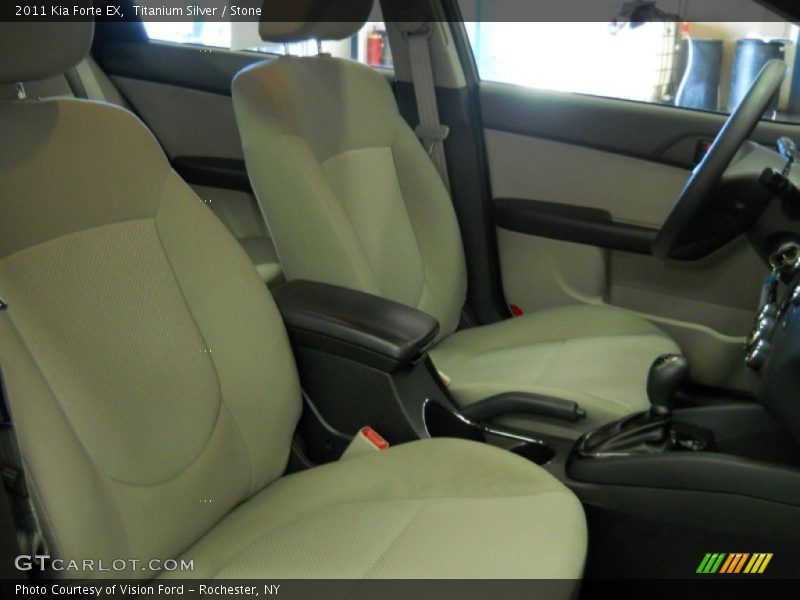 Titanium Silver / Stone 2011 Kia Forte EX