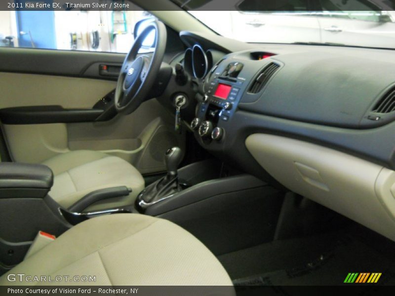 Titanium Silver / Stone 2011 Kia Forte EX