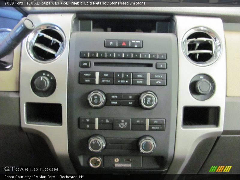 Pueblo Gold Metallic / Stone/Medium Stone 2009 Ford F150 XLT SuperCab 4x4