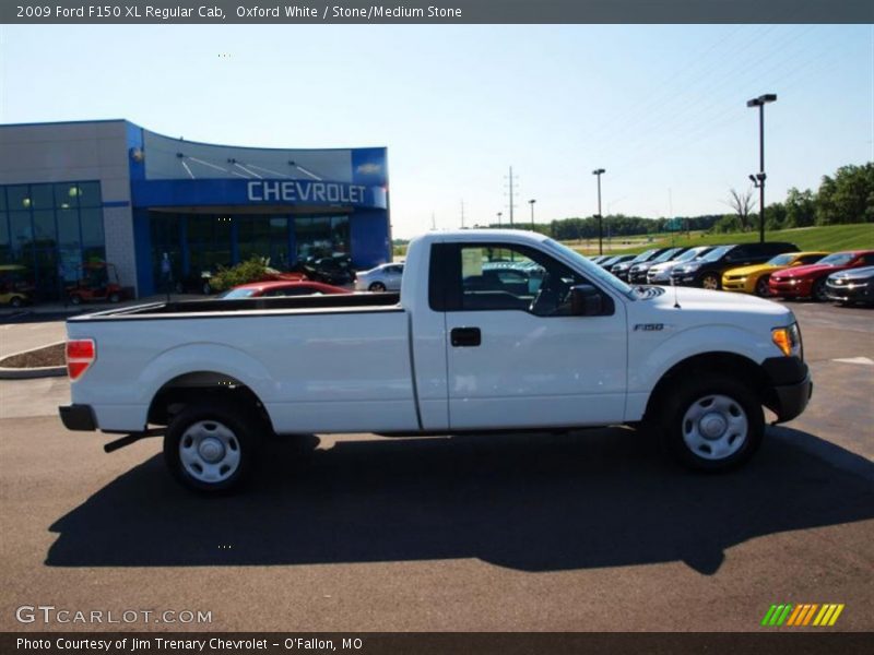 Oxford White / Stone/Medium Stone 2009 Ford F150 XL Regular Cab