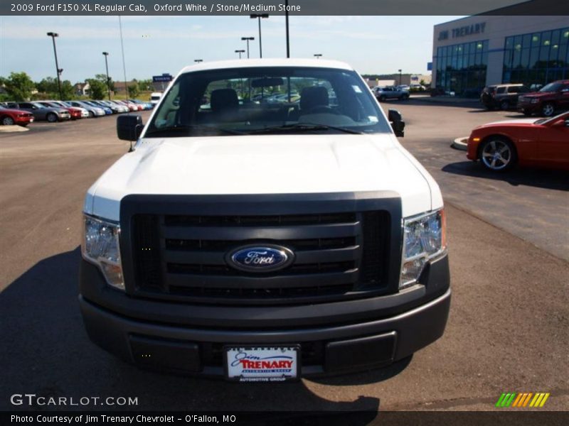 Oxford White / Stone/Medium Stone 2009 Ford F150 XL Regular Cab