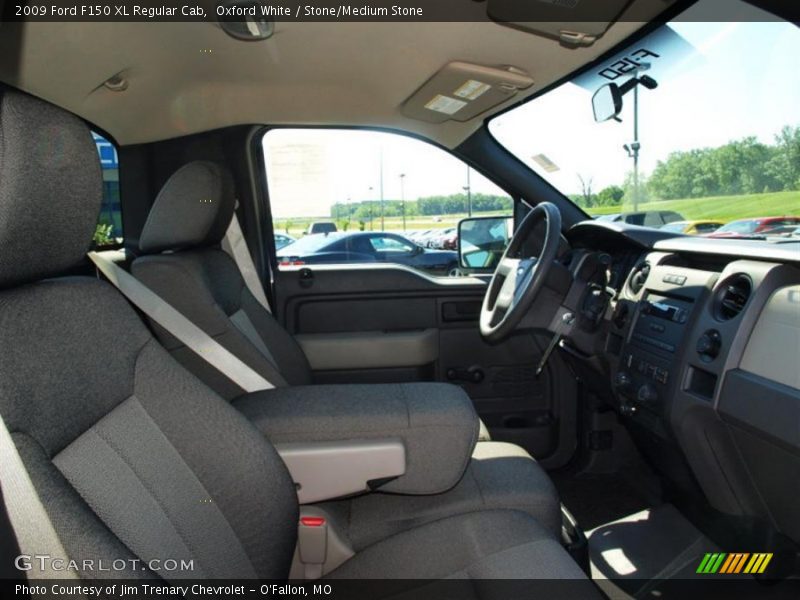 Oxford White / Stone/Medium Stone 2009 Ford F150 XL Regular Cab